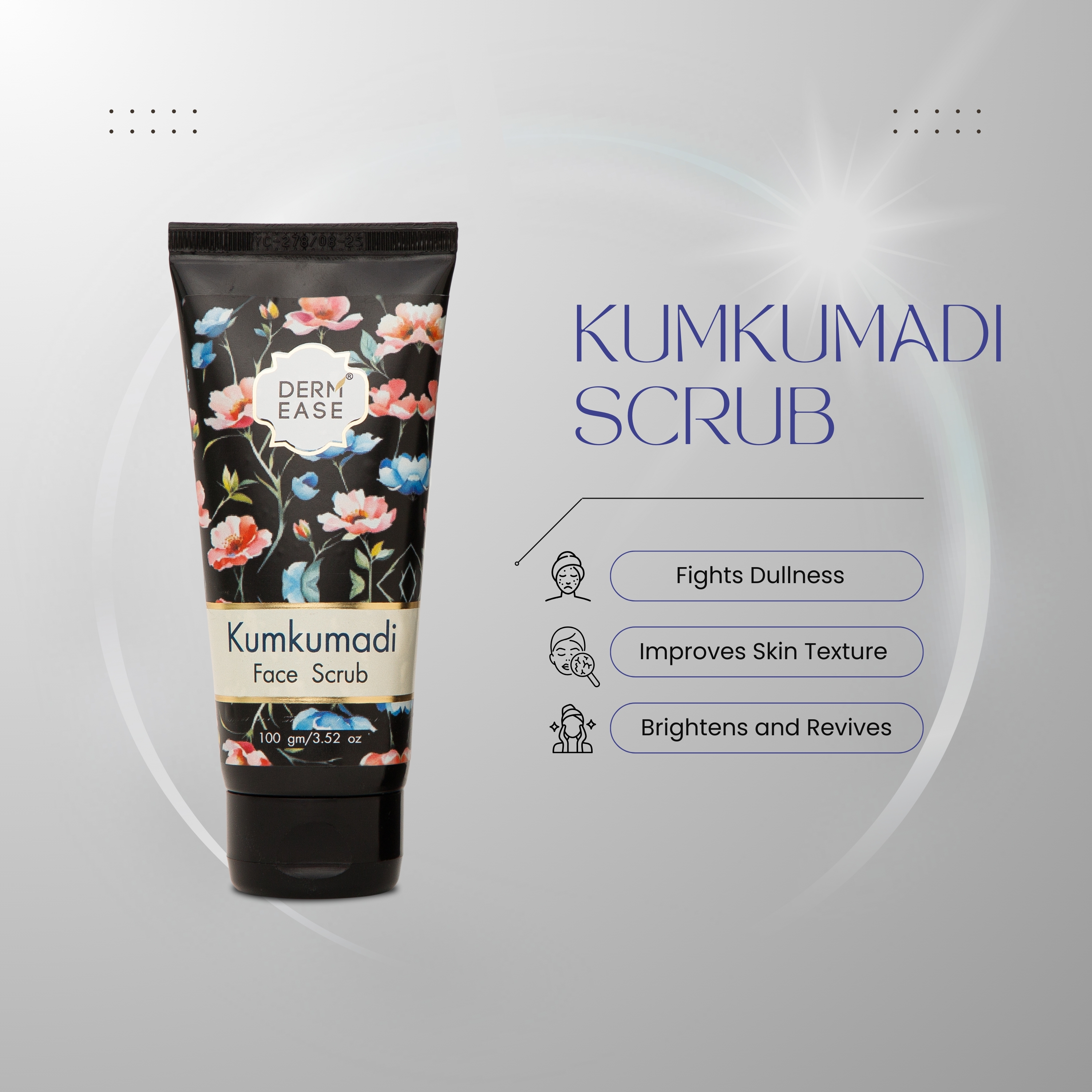 DERM EASE KUMKUMADI FACE SCRUB